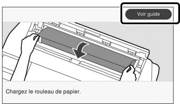 EPSON SURECOLOR SC-T2100 - Chargez le papier en suivant les instructions à l'écran. - 3