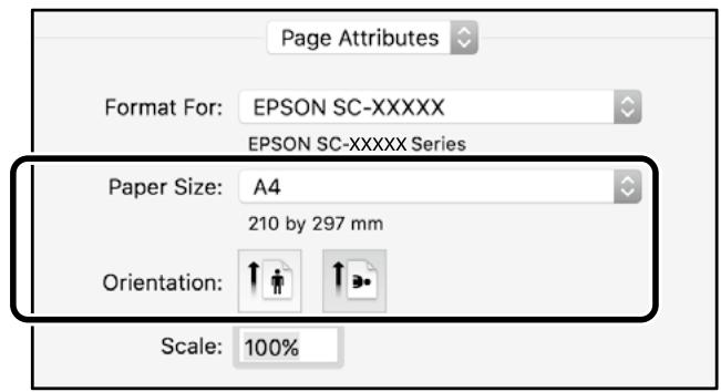EPSON SURECOLOR SC-T2100 - Démarrez l'application, puis cliquez sur page setup (format d'impression). - 1