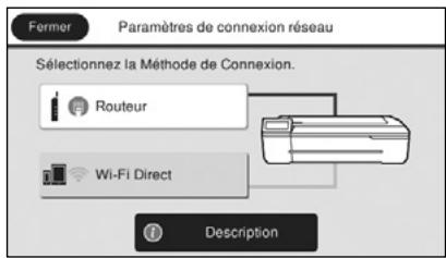 EPSON SURECOLOR SC-T2100 - L'état de connexion du réseau - 5