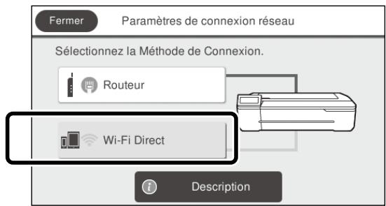 EPSON SURECOLOR SC-T2100 - Appuyez sur wi-fi direct. - 1