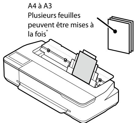 EPSON SURECOLOR SC-T2100 - Vérifier les positions de chargement du papier - 2