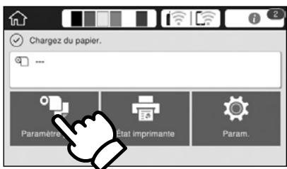 EPSON SURECOLOR SC-T2100 - Appuyez avant de charger le rouleau de papier... - 2