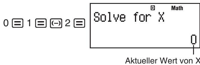 CASIO FX-86DE PLUS - Verwenden von SOLVE (nur fx-991DE PLUS) - 4