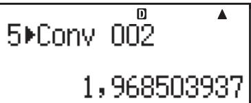 CASIO FX-86DE PLUS - Metrische Umwandlung - 3