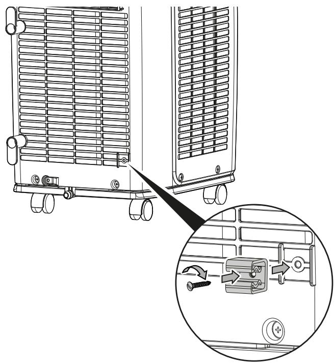 TROTEC PAC 2610 E - Montage du tuyau d'évacuation de l'eau de condensation (montage optionnel) - 2