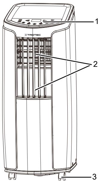TROTEC PAC 2610 E - Représentation de l'appareil - 1