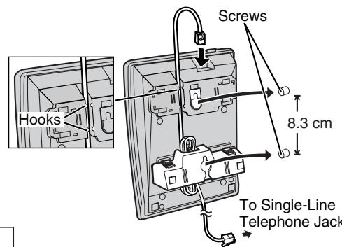 PANASONIC KX-TS500EXB - 4-A Wall Mounting - 3
