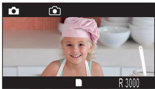 PANASONIC HX-A500E - Indicateurs à l'écran du mode enregistrement - 2