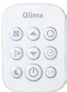 QLIMA P534 - E MANUEL de la télécommande - 1