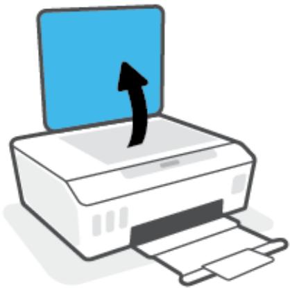 HP SMART TANK 555 - Positionner un original sur la vitre du scanner - 1
