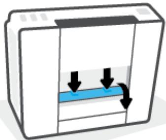 HP SMART TANK 555 - Élimination d'un bourrage papier à l'intérieur de l'imprimante - 3