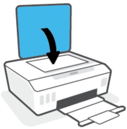 HP SMART TANK 555 - Positionner un original sur la vitre du scanner - 3