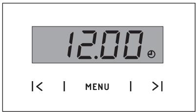 AMICA EB7541H - Aktuelle Uhrzeit einstellen - 1