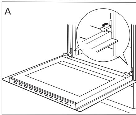 AMICA EB7541H - Backofentür aushängen - 1