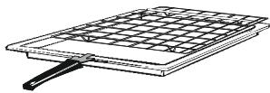 CANDY FPE609A/6X - The tray holder - 2