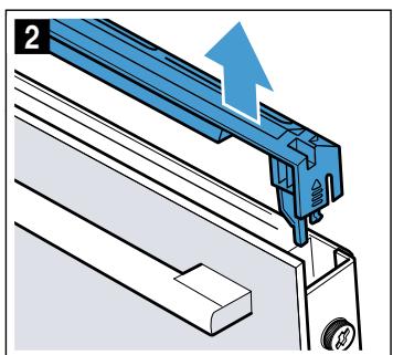 NEFF C17MR02N0B - Enlever le recouvrement de la porte - 2
