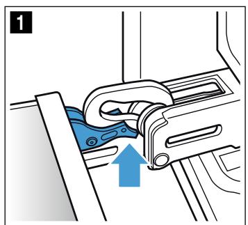 NEFF C17MR02N0B - Décrocher la porte de l'appareil - 1