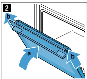 NEFF C17MR02N0B - Décrocher la porte de l'appareil - 2