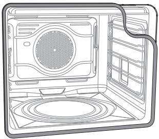 SMEG CS19-7 - Entfernung der Dichtung (mit Ausnahme der Pyrolysemodelle) - 1