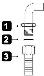 SMEG CS19-7 - Anschluss mit biegsamem Stahlschlauch - 1