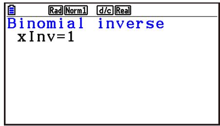 CASIO GRAPH90+E PYTHON - - Distribution binomialie cumulative inverse - 3