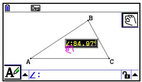 CASIO GRAPH90+E PYTHON - Exemple : Pour coller la mesure d'un angle interne dans une image à l'écran - 5