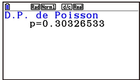 CASIO GRAPH90+E PYTHON - - Probabilité de Poisson - 3
