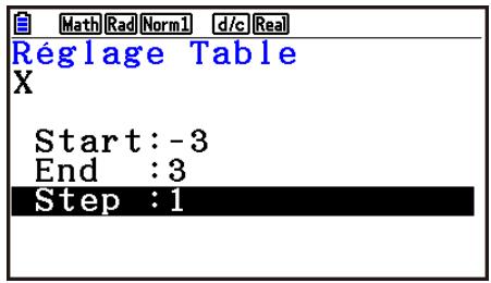 CASIO GRAPH90+E PYTHON - - Pour générer un tableau à partir d'une plage de tableau - 1