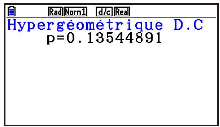CASIO GRAPH90+E PYTHON - Distribution hypergeometrique cumulative - 3