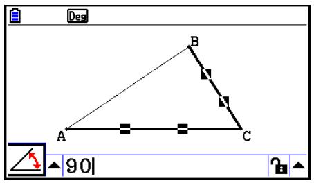 CASIO GRAPH90+E PYTHON - - Pour verrouiller une mesure particulière - 1