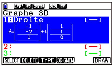 CASIO GRAPH90+E PYTHON - - Pour déterminer la relation ligne-plan - 1