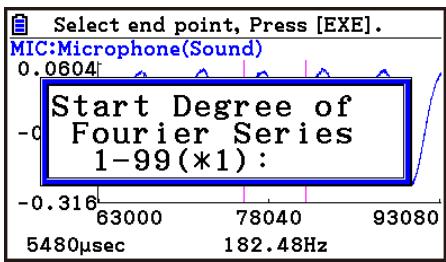 CASIO GRAPH90+E PYTHON - To perform Fourier series expansion - 4