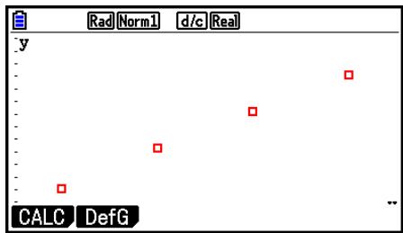 CASIO GRAPH90+E PYTHON - - Pour afficher l'écran des paramètres généraux de graphe - 3