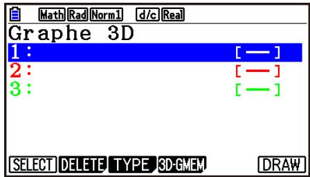 CASIO GRAPH90+E PYTHON - Example 1: Pour dessiner un graphe 3D d'une sphère (x^2 + y^2 + z^2 = 2^2) - 1