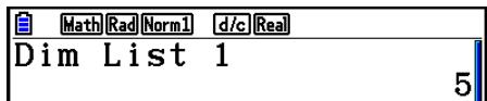 CASIO GRAPH90+E PYTHON - Accès au menu de fonctions de manipulation des données de liste - 3