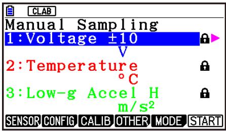 CASIO GRAPH90+E PYTHON - Manual Sampling Screen (CLAB Only) - 1