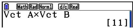 CASIO GRAPH90+E PYTHON - Exemple Pour saisir les données suivantes dans Vct A : [ 1 2 3 ] - 7