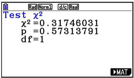 CASIO GRAPH90+E PYTHON - - Test ^2 à double entrée - 2