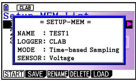 CASIO GRAPH90+E PYTHON - - To preview saved setup data - 1