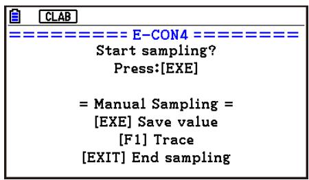 CASIO GRAPH90+E PYTHON - Manual Sampling - 1