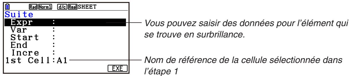 CASIO GRAPH90+E PYTHON - - Saisie automatique d'une suite numérique à partir d'une expression de fonction - 1