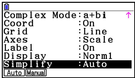 CASIO GRAPH90+E PYTHON - - Pour changer la configuration d'un mode - 3