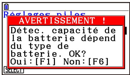 CASIO GRAPH90+E PYTHON - - Pour modifier le type de pile - 2