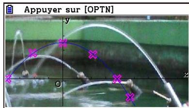 CASIO GRAPH90+E PYTHON - - Défilament et visualisation panoramicique de l'écran d'un trace ou d'un graphe - 3