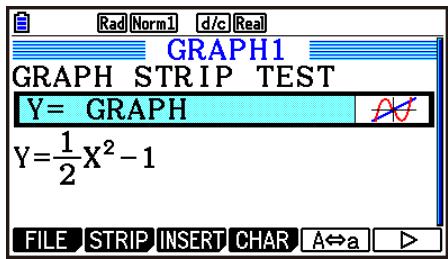 CASIO GRAPH90+E PYTHON - Pour insérer un bandeau - 3