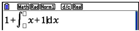 CASIO GRAPH90+E PYTHON - Example 1 Pour saisir 2^3 + 1 - 32