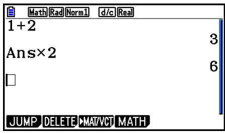 CASIO GRAPH90+E PYTHON - ■ Fonction historique - 1