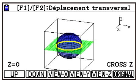 CASIO GRAPH90+E PYTHON - - Afficher la coupe transversale d'un graphe 3D - 4
