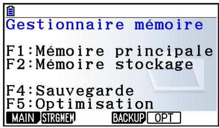 CASIO GRAPH90+E PYTHON - Utilisation du gestionnaire de mémoire - 1