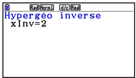 CASIO GRAPH90+E PYTHON - - Distribution hypergeométrique cumulative inverse - 3